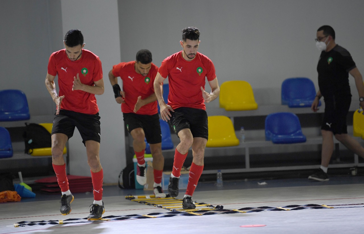 المنتخب الوطني لكرة القدم داخل القاعة يستعد لنصف نهائي البطولة العربية