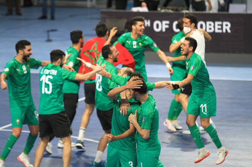 المنتخب المغربي لكرة القدم داخل القاعة يفوز على نظيره المصري ويتوج بكأس العرب