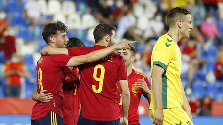 بتشكيلة شابة إسبانيا تسحق ليتوانيا استعداداً لكأس أمم أوروبا