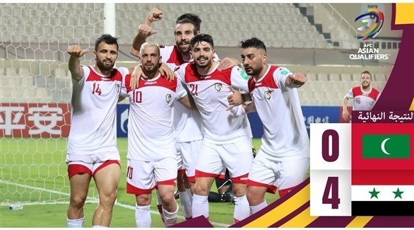 ثلاثية المواس تُقرب سوريا من الدور التالي من تصفيات آسيا المزدوجة