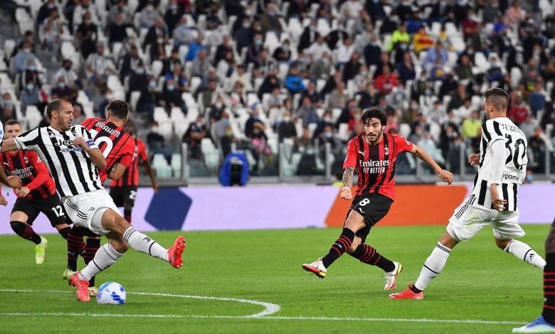التعادل يحسم قمة يوفنتوس وميلان في الدوري الإيطالي