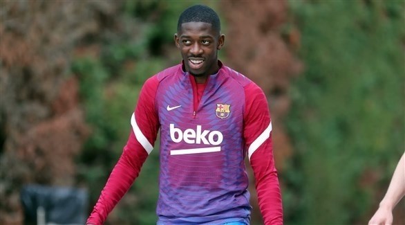 ديمبلي يعود لتداريب برشلونة الجماعي