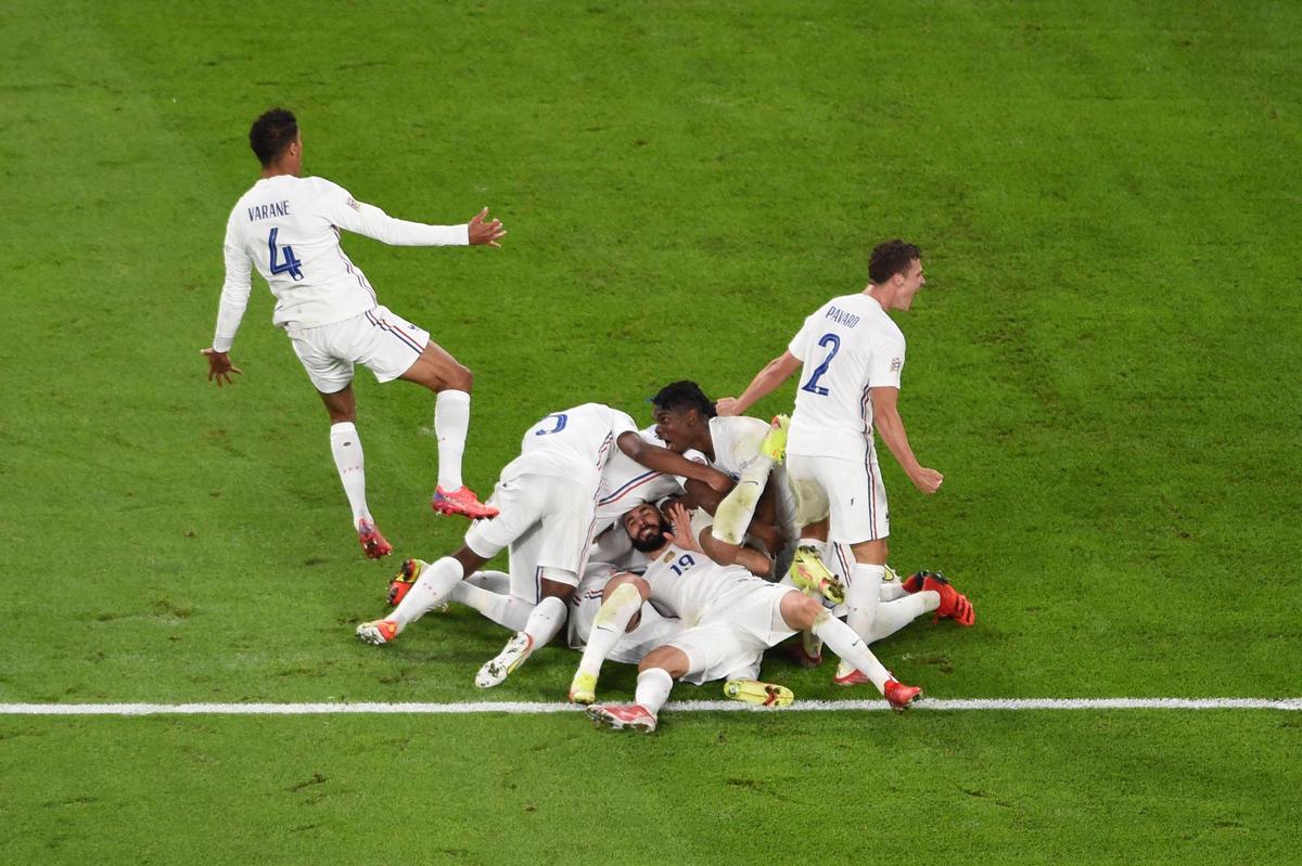 المنتخب الفرنسي يقلب الطاولة على نظيره البلجيكي ويتأهل إلى نهائي بطولة دوري الأمم الأوروبية