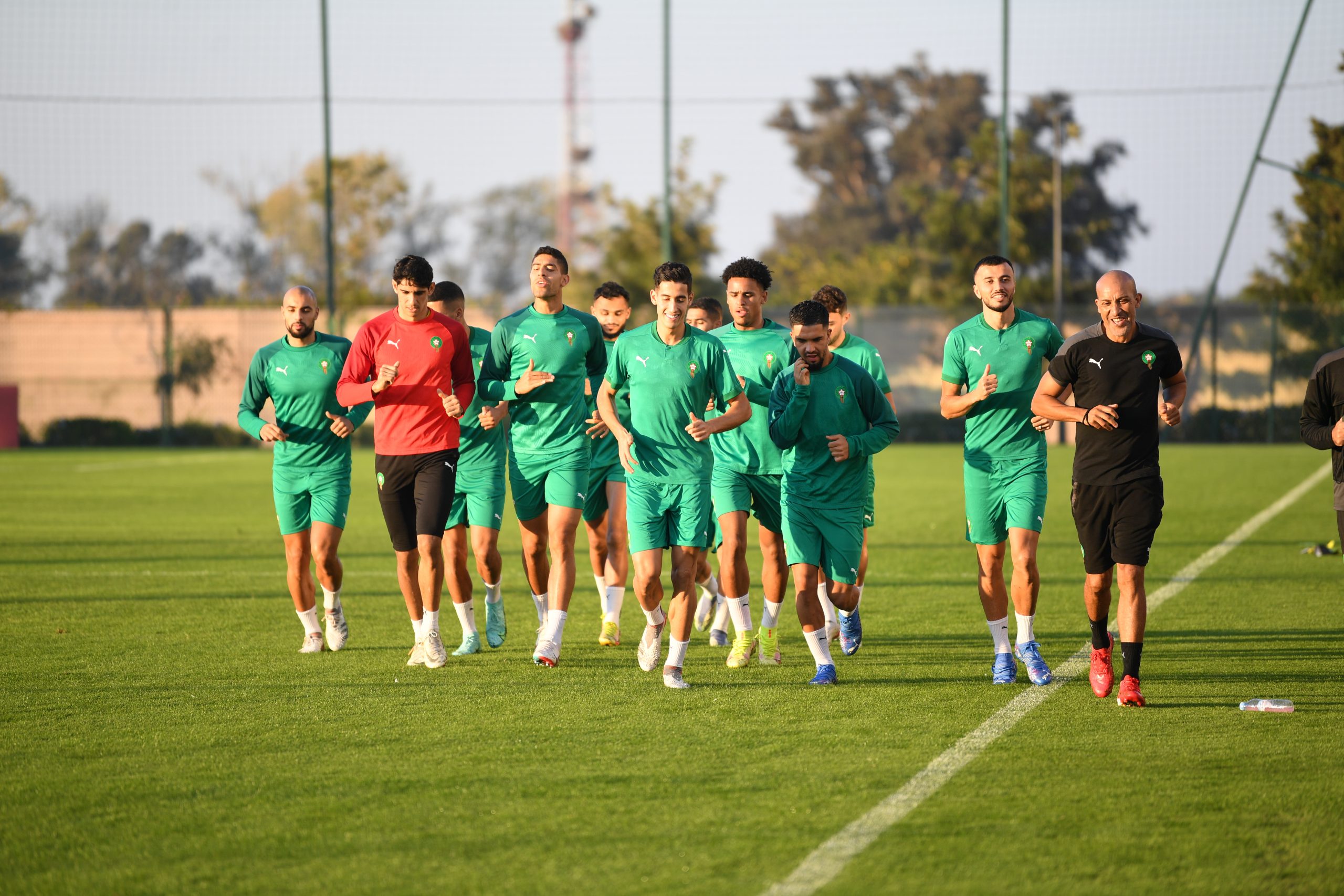 أسود الأطلس تواصل استعداداتها لمباراة غينيا الشكلية في تصفيات كأس العالم 2022