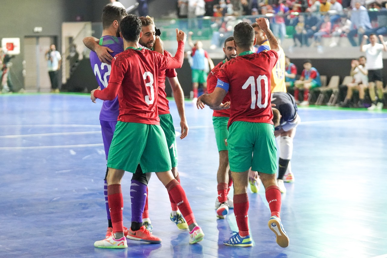 المنتخب الوطني المغربي لكرة القدم داخل القاعة يفوز وديا على نظيره البرازيلي