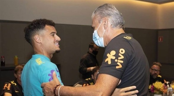 كوتينيو أول لاعب يصل إلى معسكر البرازيل لمواجهة كولومبيا