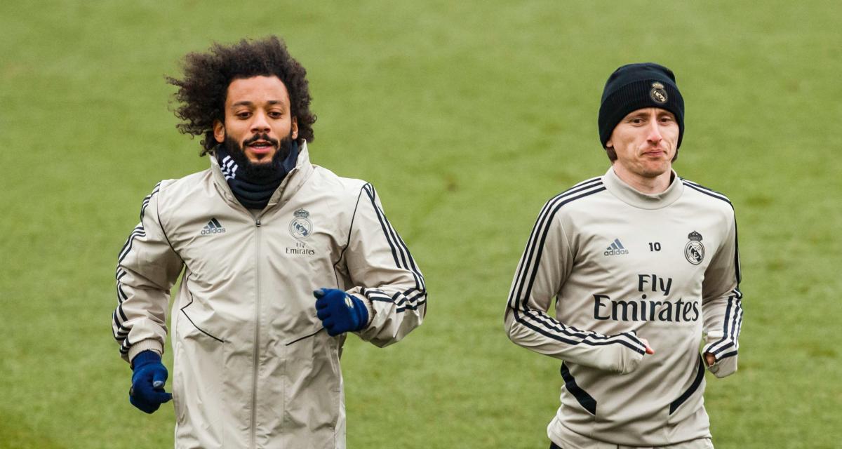 ريال مدريد يعلن إصابة مودريتش ومارسيلو بكورونا