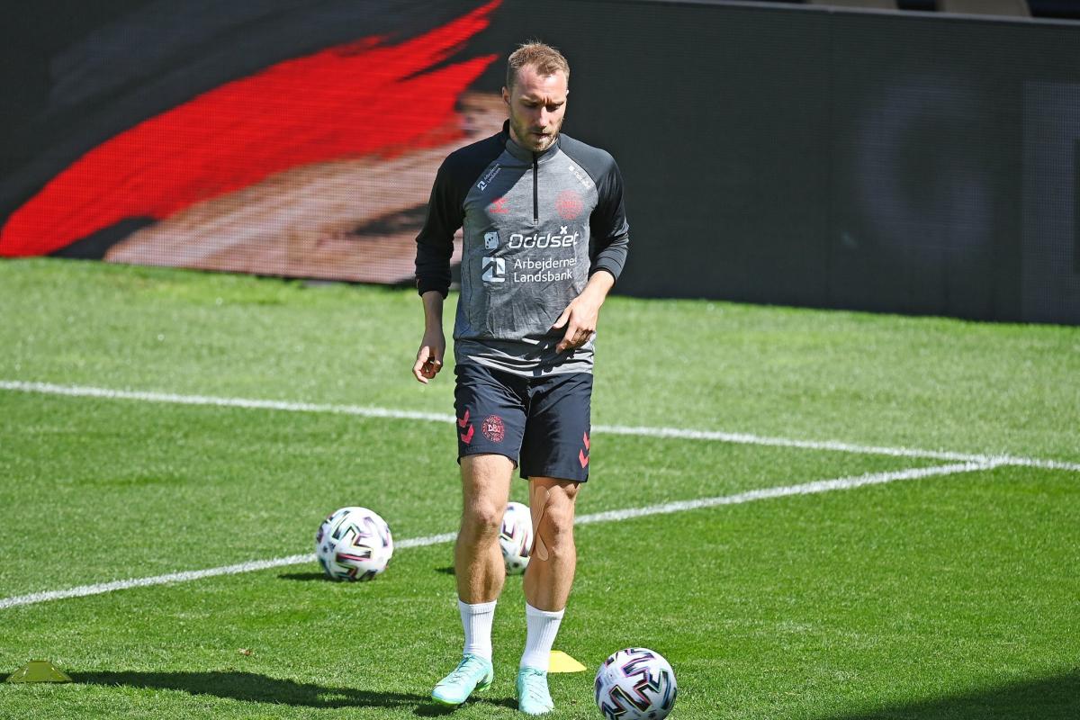 إريكسن يتدرب للمرة الأولى منذ تعرضه لأزمة قلبية في يورو 2020