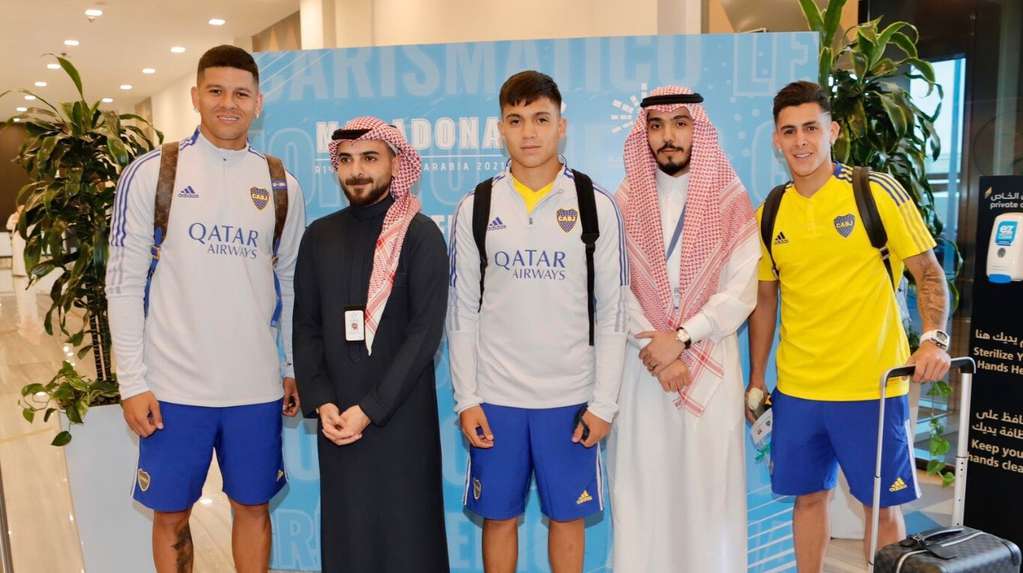 كأس مارادونا: بوكا يصل السعودية لمواجهة برشلونة