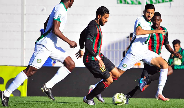 أولمبيك خريبكة يتغلب بميدانه على الجيش الملكي 2-1