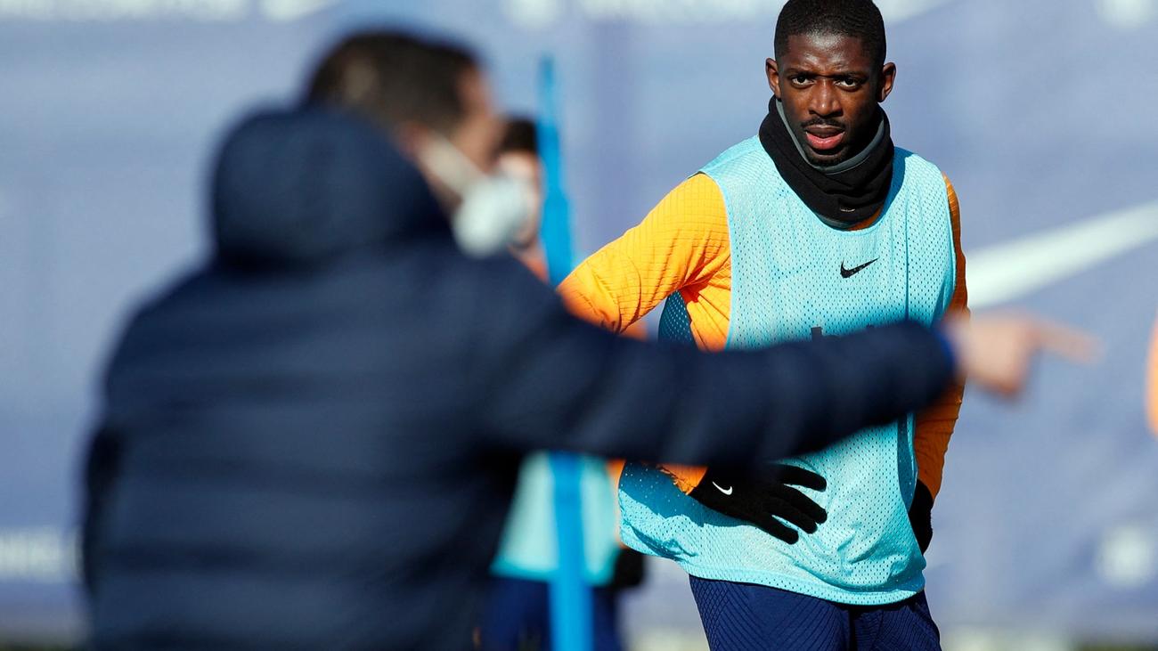 ديمبيلي خارج قائمة برشلونة لمواجهة ألافيس