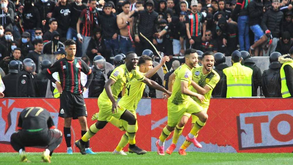 المغرب الفاسي يفوز على مضيفه الجيش الملكي ويتأهل إلى ثمن نهائي كأس العرش