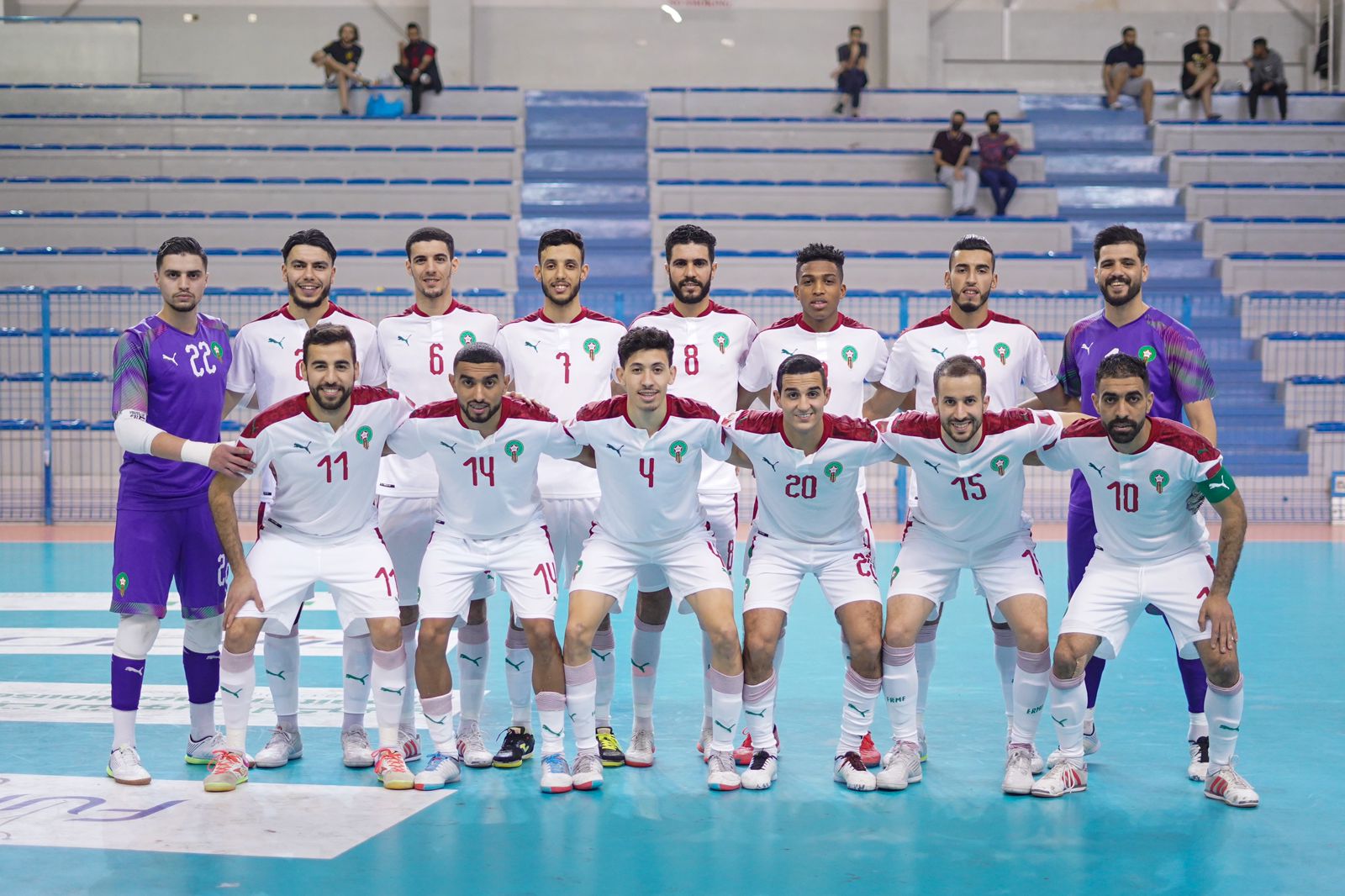 المنتخب الوطني المغربي لكرة القدم داخل القاعة يفوز على البحرين