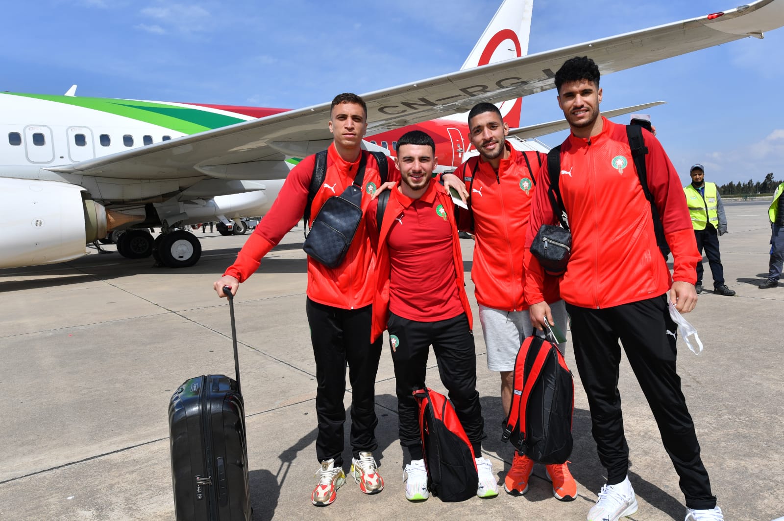 بعثة المنتخب الوطني الأول تتوجه إلى العاصمة الكونغولية كينشاسا