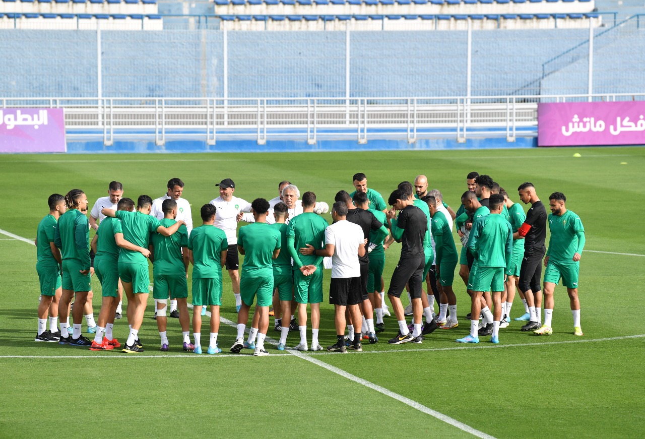 الندوة الصحفية للناخب الوطني والحصة التدريبية المفتوحة قبل مباراة الكونغو