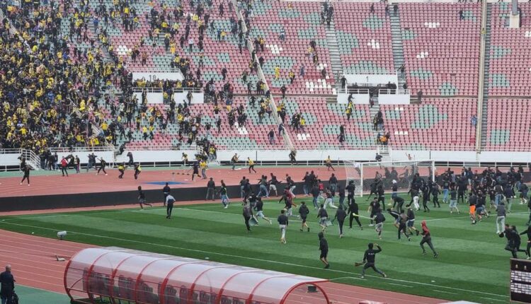 ضبط 160 شخصا من بينهم 90 قاصرا بعد أحداث الشغب التي أعقبت مباراة الجيش والمغرب الفاسي