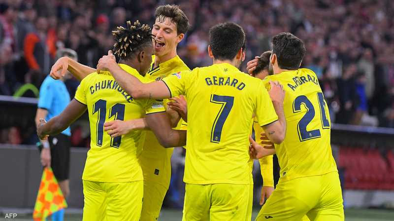 فياريال يفاجىء بايرن في الوقت القاتل ويتأهل لنصف نهائي دوري الأبطال
