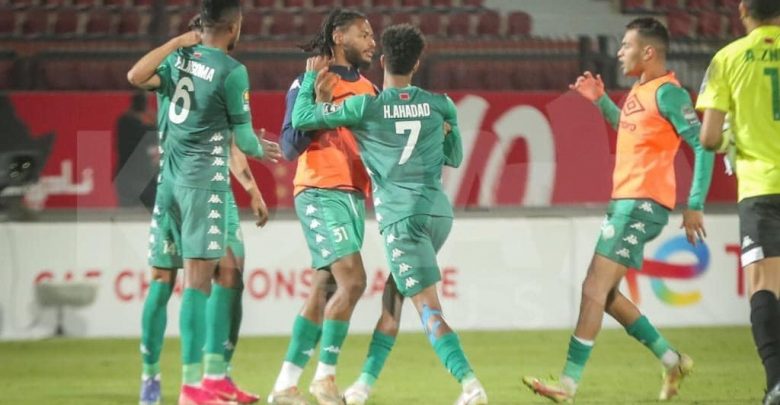 إشتباك أحداد والهبطي بعد نهاية مباراة الأهلي والرجاء