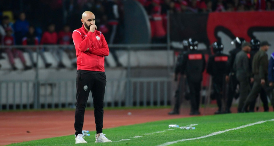 وليد الركراكي يعبر عن رغبته في الرحيل عن الوداد الرياضي