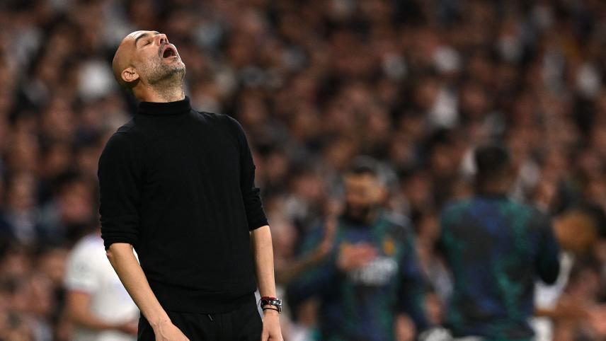 غوارديولا: لا توجد كلمات لتخفيف آلام هزيمة ريال مدريد