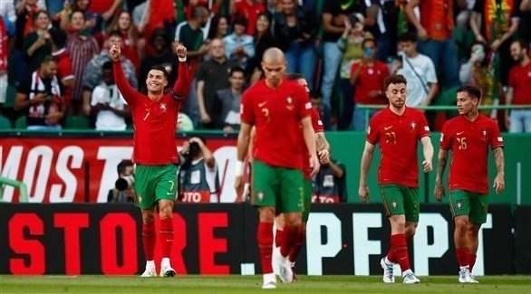 رونالدو يقود البرتغال للفوز على سويسرا في مسابقة دوري الأمم الأوروبية