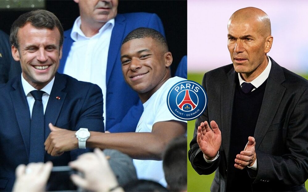 ماكرون يأمل بعودة زيدان إلى الدوري الفرنسي