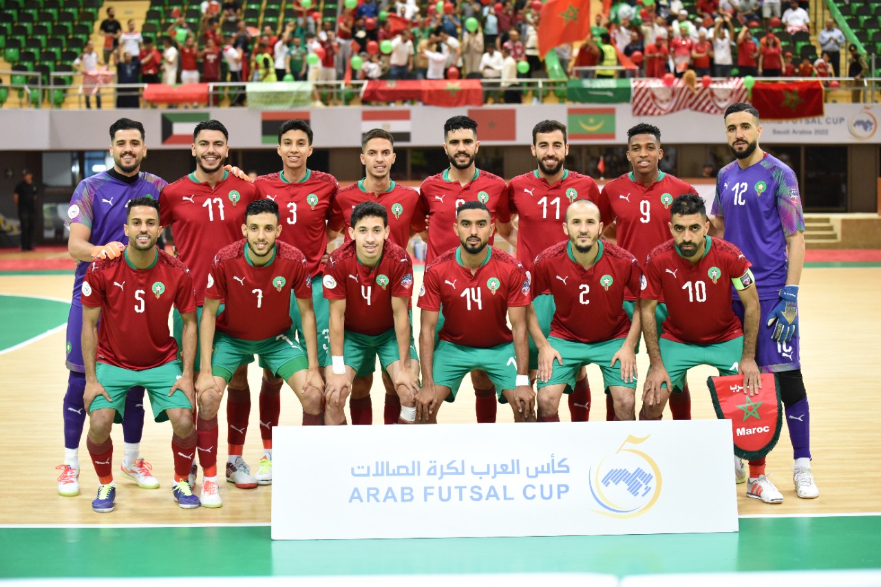 المنتخب الوطني المغربي يجهز على نظيره المصري بخماسية ويتأهل إلى نهائي كأس العرب لكرة القدم داخل القاعة