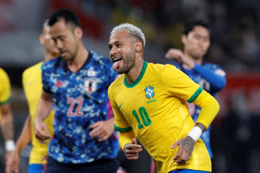 نيمار يقود البرازيل للفوز وديا على اليابان