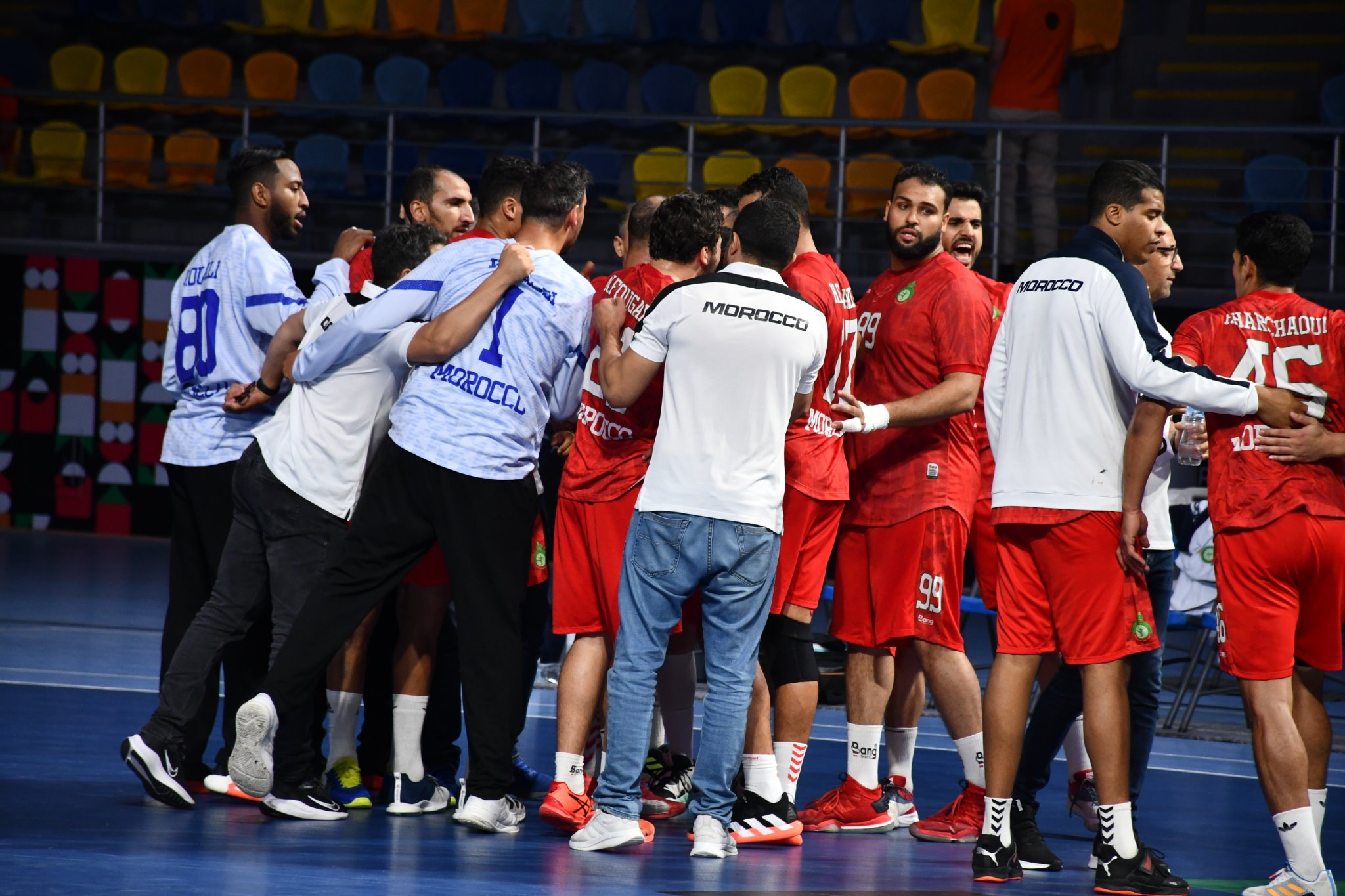 المنتخب الوطني المغربي يفوز على نظيره التونسي ويحصل على برونزية بطولة كأس أمم إفريقيا لكرة اليد 