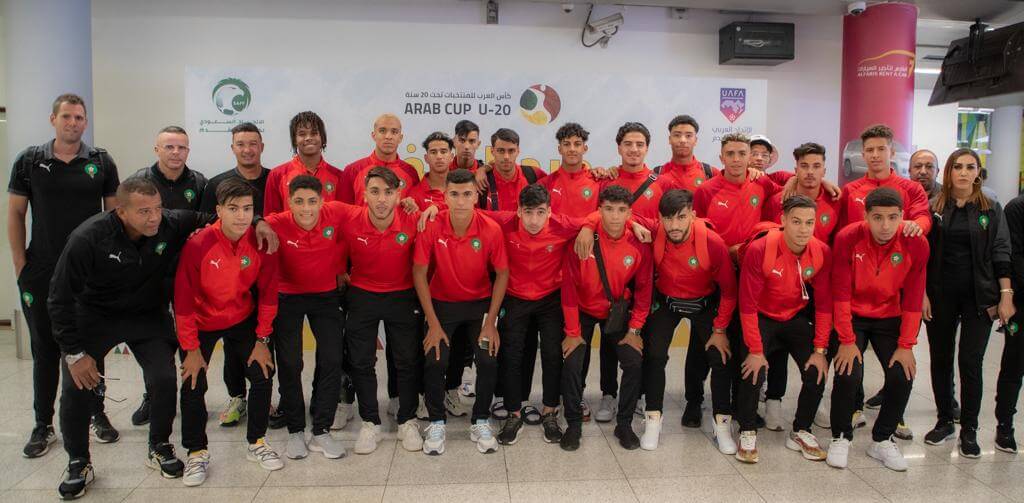 المنتخب الوطني لاقل من 20 سنة يصل إلى المملكة العربية السعودية