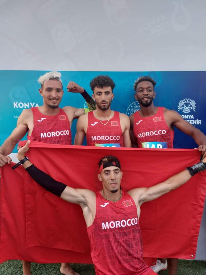 العاب التضامن الإسلامي 2022 /ألعاب القوى: المغرب يحصد ذهبية التتابع (4×400 م) رجال