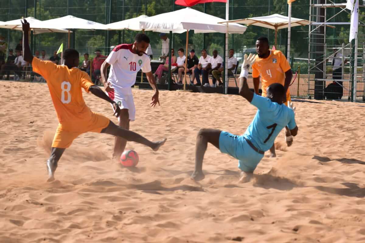 إياب الدور الفاصل المؤهل لنهائيات كأس افريقيا: انسحاب منتخب كوت ديفوار لكرة القدم الشاطئية من اتمام مباراته امام المنتخب الوطني