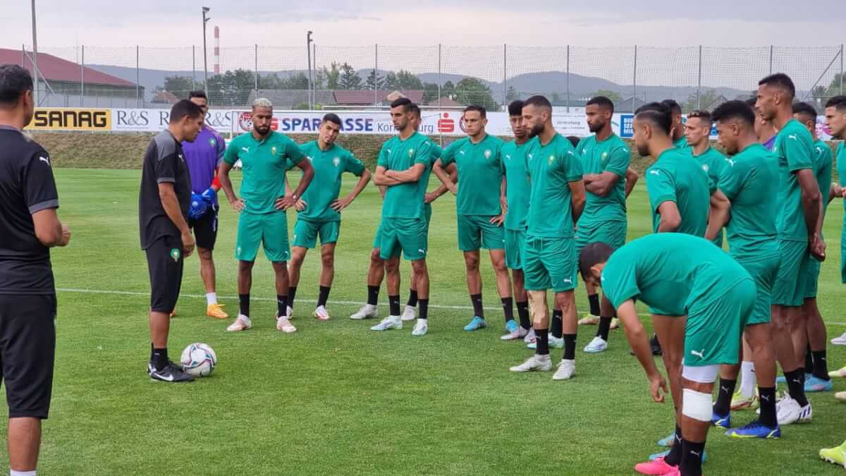 أسود البطولة يخوضون أول حصة تدريبية في النمسا