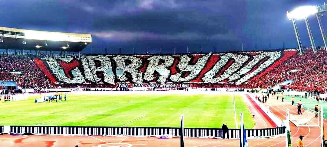 تيفو رائع و خيالي من الوينرز في نهائي كاس السوبر الافريقي
