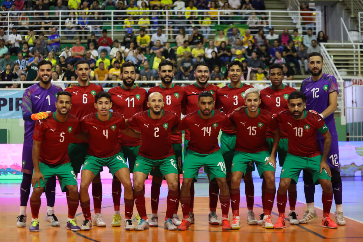 المنتخب الوطني لكرة القدم داخل القاعة ينهزم أمام المنتخب البرازيلي في مباراة ودية