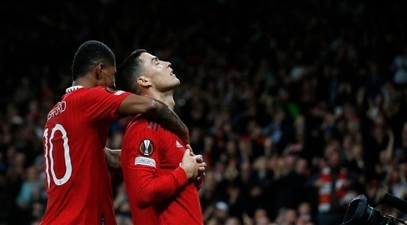يوروبا ليغ: رونالدو يسجل مع عودته ويعبر مع يونايتد وروما يبقي على آماله