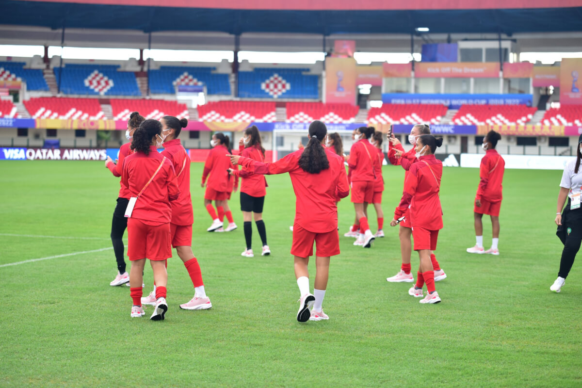 تشكيلة المنتخب الوطني النسوية لأقل من 17 سنة أمام البرازيل
