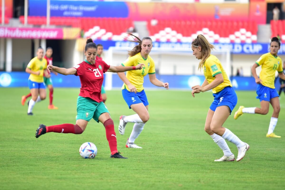 كأس العالم: المنتخب الوطني لكرة القدم النسوية لأقل من17 سنة ينهزم أمام البرازيل
