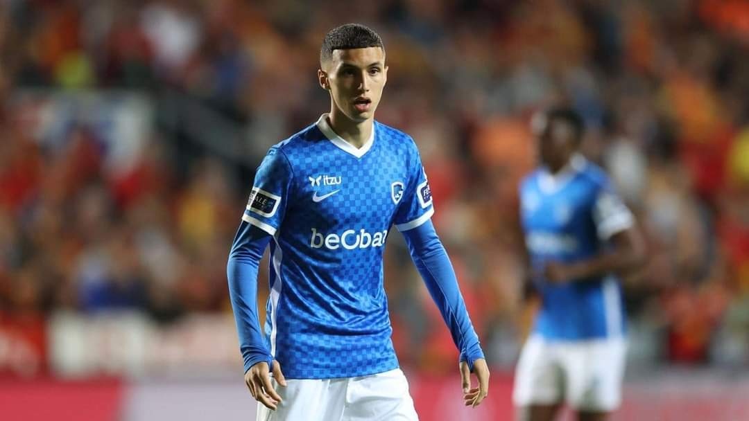 بلال الخنوس أفضل لاعب في مباراة جينك ونادي أندرلخت،