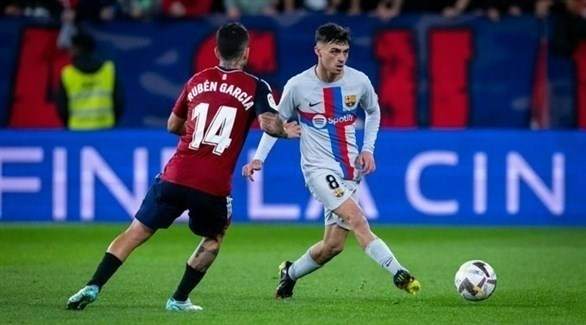 برشلونة يعود بفوز شاق من أرض أوساسونا ويعزز صدارة لليغا
