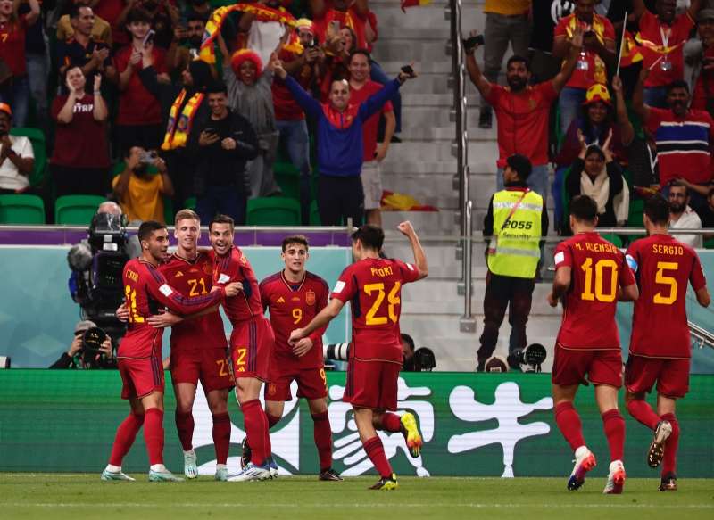 فوز تاريخي لمنتخب إسبانيا بسبعة أهداف على كوستاريكا