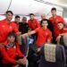 بعثة المنتخب المغربي تشد الرحال إلى قطر