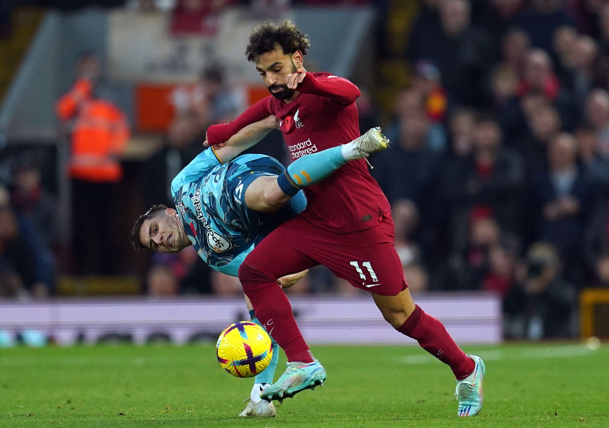 ليفربول يهزم ساوثهامبتون بثلاثية في الدوري الإنجليزي