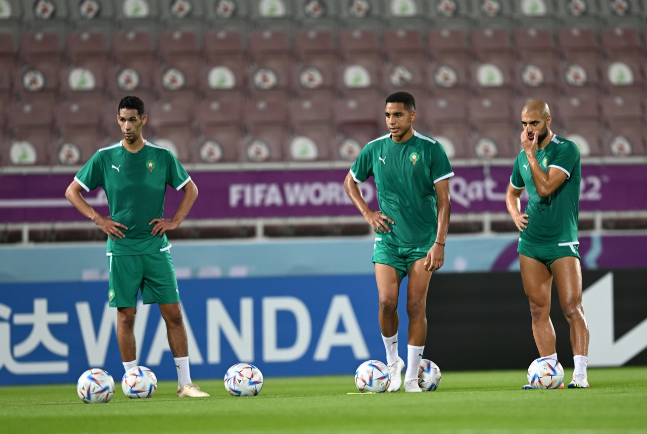أطول حصة تدريبية للمنتخب المغربي في قطر قبل مواجهة كرواتيا