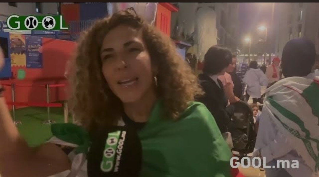 فيديو…عكس البعض.. في قلب قطر جزائرية تشجع المغرب وتدعم الأسود في المباريات المقبلة