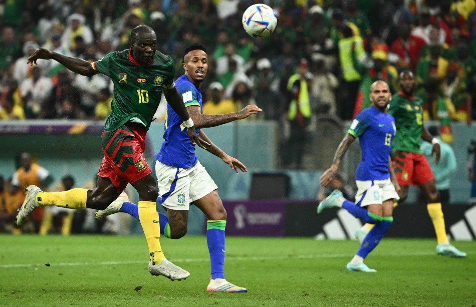 منتخب الكاميرون ينتصر على البرازيل و يفشل في بلوغ ثمن النهائي