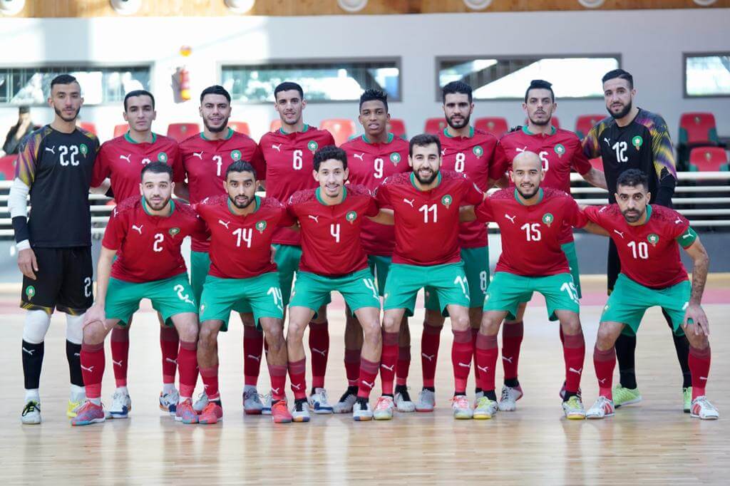 أسود الفوتسال يكتسحون لاتفيا بتسعة أهداف