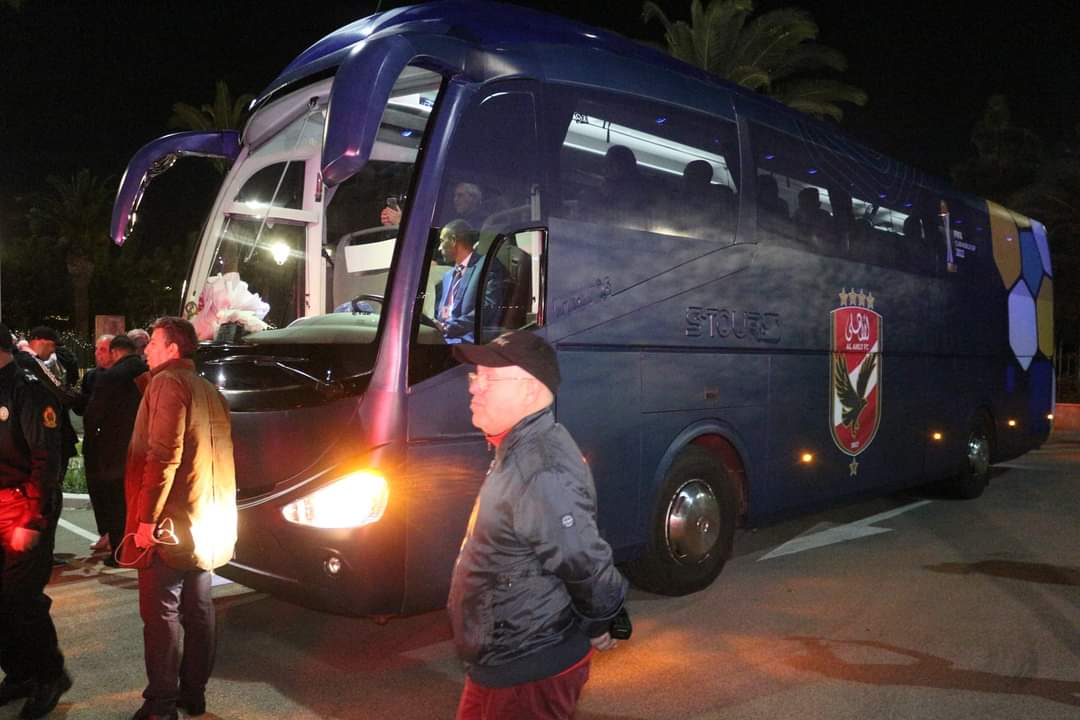 بعثة الأهلي المصري تحط الرحال بطنجة