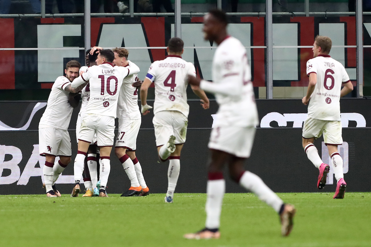 تورينو يطيح بميلان ويتأهل الى ثمن نهائي كأس إيطاليا