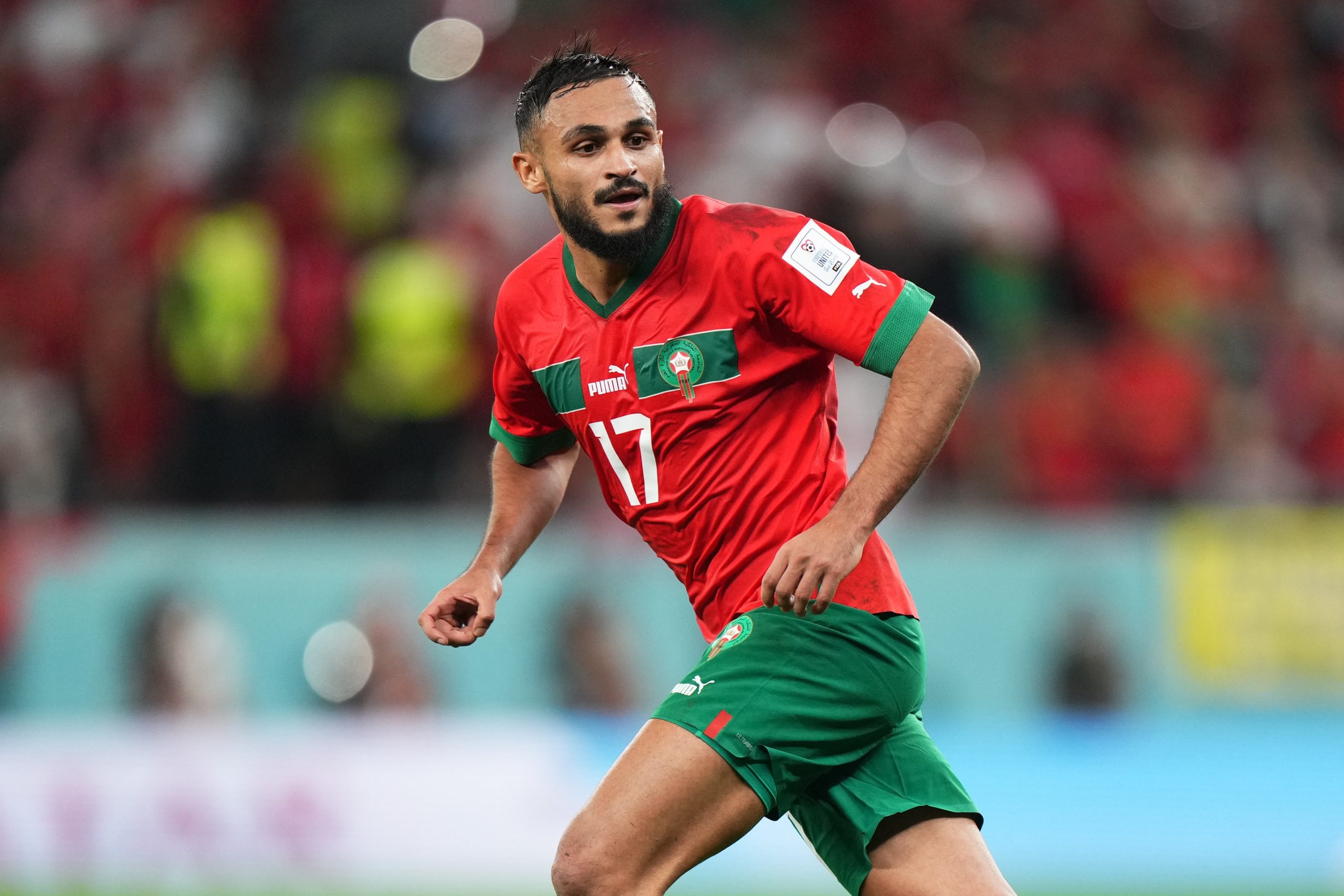 سفيان بوفال أول لاعب مغربي يزور شباك المنتخب البرازيلي